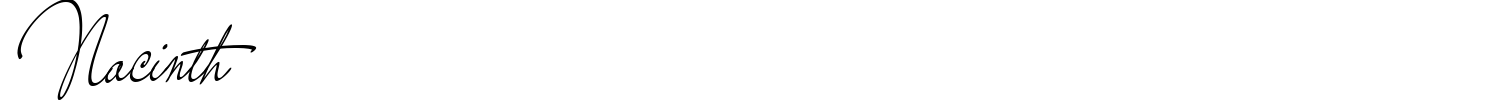 Nacinth Font preview