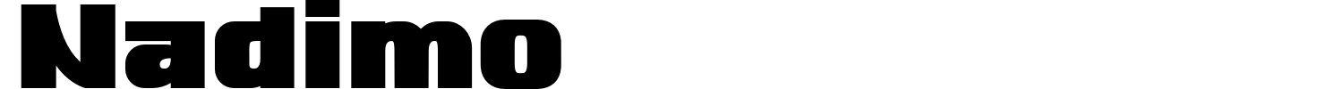 Nadimo Font preview