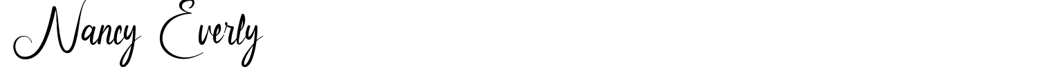 Nancy Everly Font preview