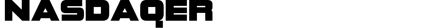 NASDAQER Font preview