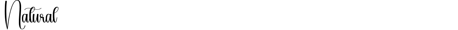 Natural Font preview