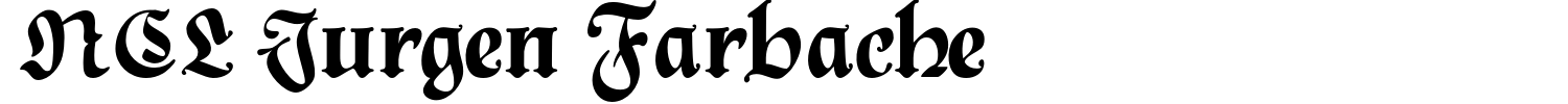NCL Jurgen Farbache Font preview