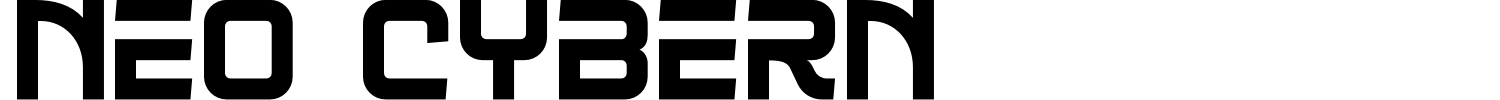 Neo Cybern Font preview