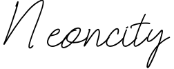 Neoncity Font preview