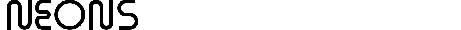 Neons Font preview