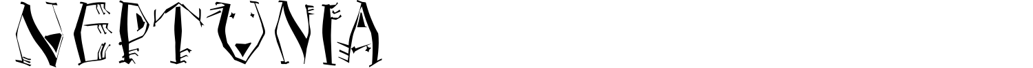 Neptunia Font preview