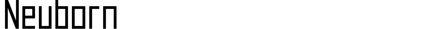 Neuborn Font preview