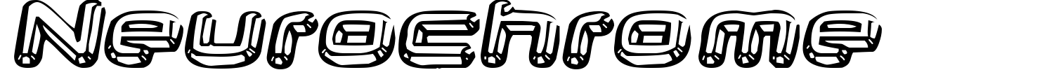 Neurochrome Font preview