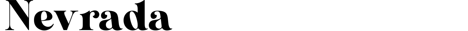 Nevrada Font preview