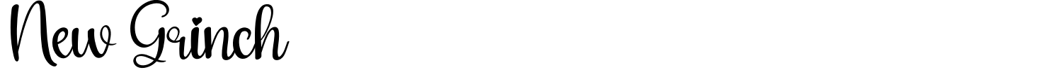 New Grinch Font preview