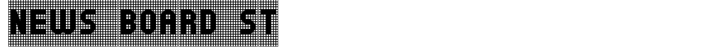 News Board St Font preview