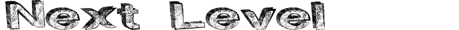Next Level Font preview