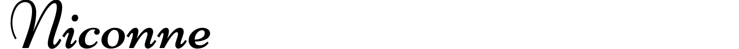 Niconne Font preview