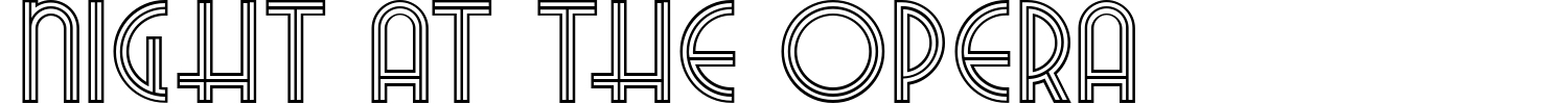 Night At The Opera Font preview