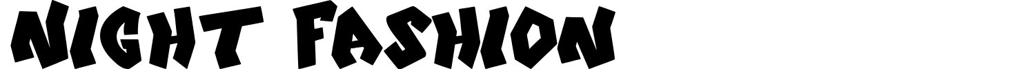 Night Fashion Font preview