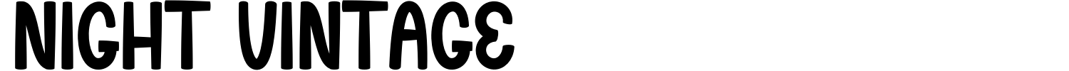 Night Vintage Font preview