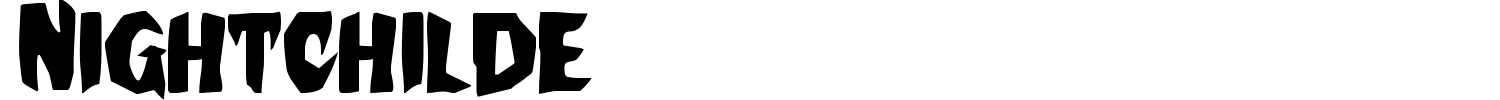 Nightchilde Font preview