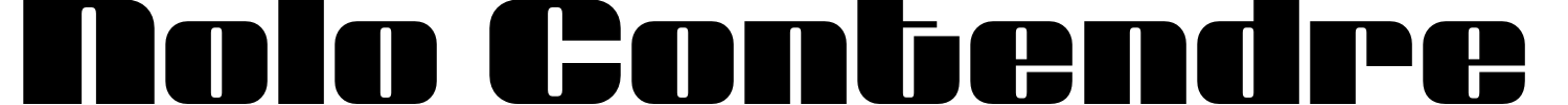 Nolo Contendre Font preview