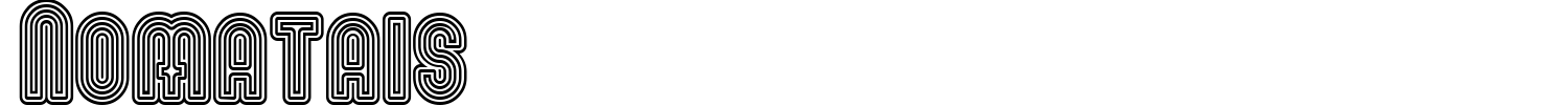 Nomatais Font preview