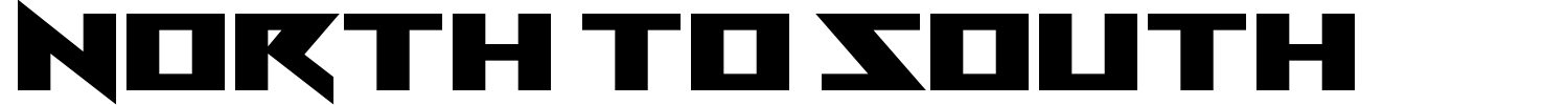North To South Font preview