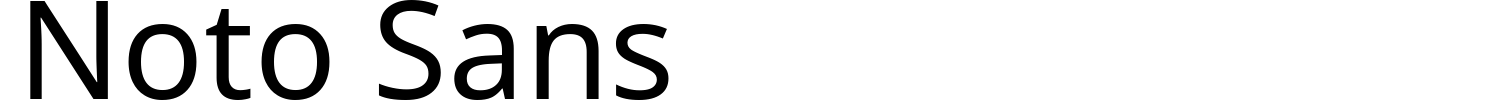 Noto Sans Font preview