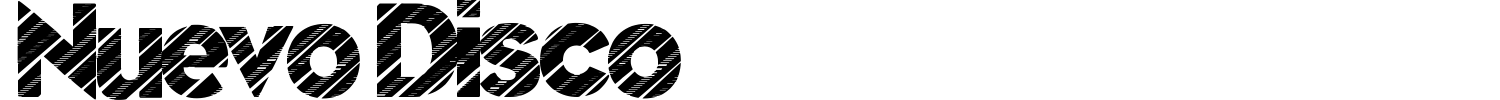Nuevo Disco Font preview