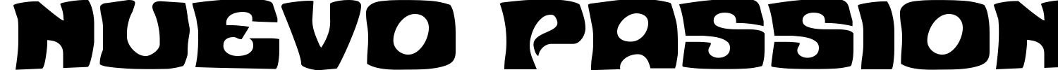 Nuevo Passion Font preview