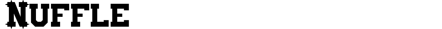 Nuffle Font preview