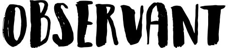 Observant Font preview