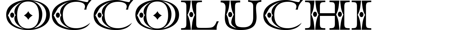 Occoluchi Font preview