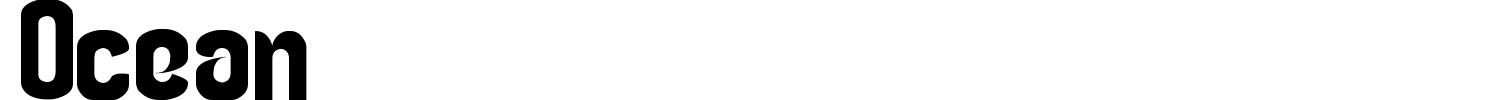 Ocean Font preview