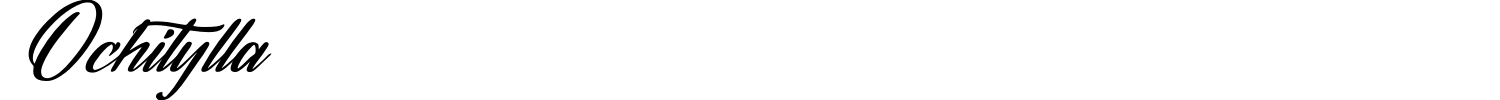 Ochitylla Font preview