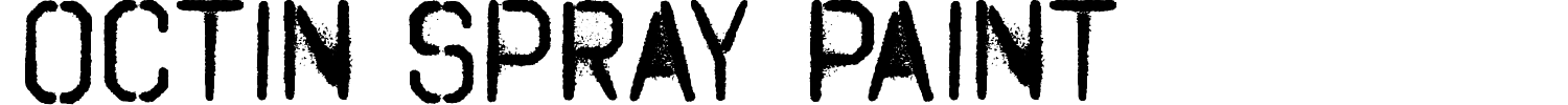 Octin Spray Paint Font preview