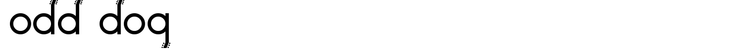 Odd Dog Font preview