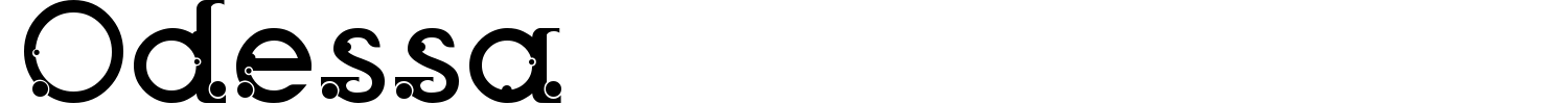 Odessa Font preview