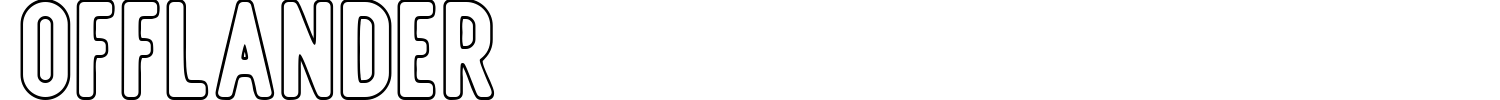 Offlander Font preview