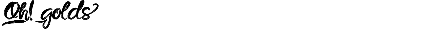Oh Golds Font preview