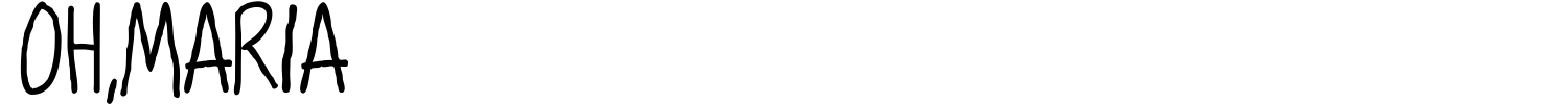 Oh,Maria Font preview
