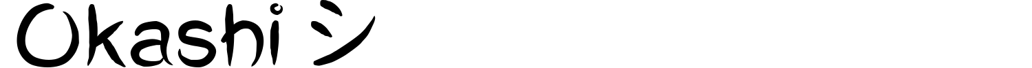 Okashi Font preview