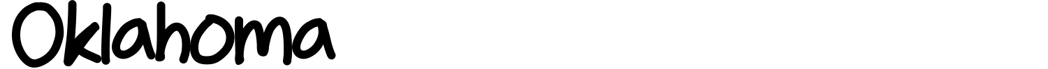 Oklahoma Font preview
