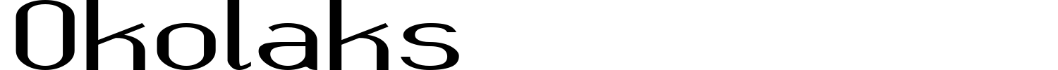 Okolaks Font preview