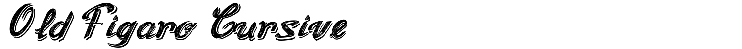 Old Figaro Cursive Font preview