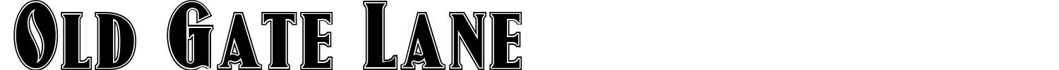 Old Gate Lane Font preview