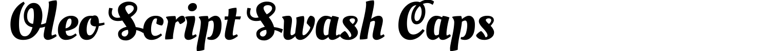 Oleo Script Swash Caps Font preview