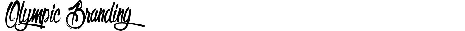 Olympic Branding Font preview