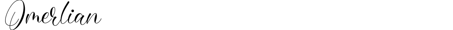 Omerlian Font preview