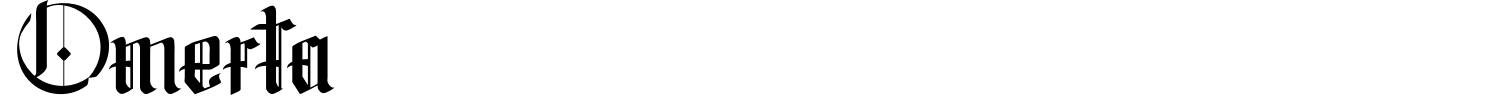 Omerta Font preview