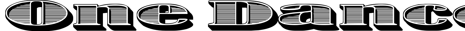 One Dance Font preview