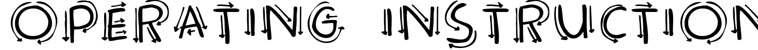 Operating Instructions Font preview