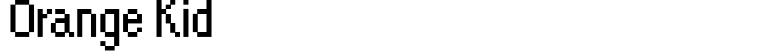 Orange Kid Font preview